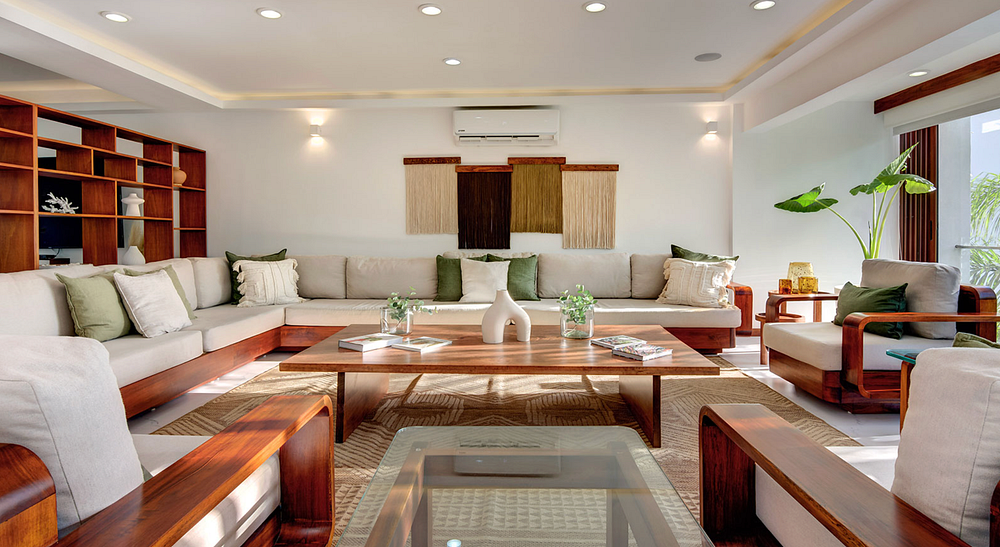 Light-filled living room